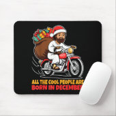 Cool People Are Born In December Jesus Christmas C Mousepad (Mit Mouse)
