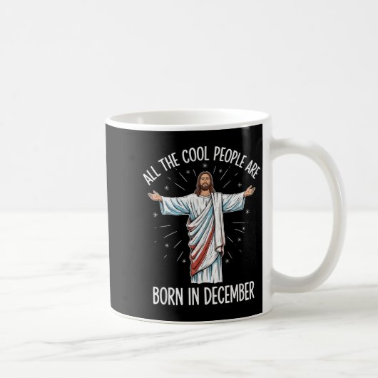 Cool People December Birthday Sritual Theme  Kaffeetasse (Rechts)