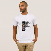Cool People Like Music – Premium Graphic Tee (Vorne ganz)