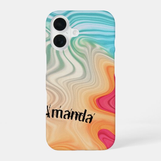 COOL Personalisiert iPhone 16 Hülle (Rückseite)
