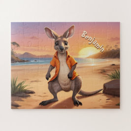 Cool Personalisiert Kangaroo Puzzle