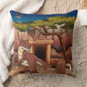 Cool personalisierte Dinosaurier Jurassic Tierbrau Kissen (Decke)