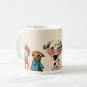 Cool Pet Dog graphic mug Kaffeetasse (Vorderseite Links)