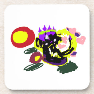 Cool Pfau Getränkeuntersetzer