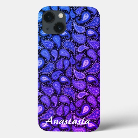 Cool, Phantastisch, blau-Lila Case-Mate iPhone Hülle (Rückseite)