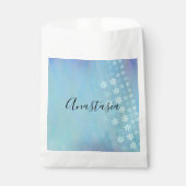 Cool, Phantastisch, blau, was Ihr Name ist Geschenktütchen (Vorderseite)