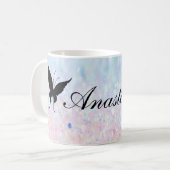 Cool, Phantastisch, Blue Buterfly Kaffeetasse (Vorderseite Links)