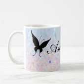 Cool, Phantastisch, Blue Buterfly Kaffeetasse (Links)