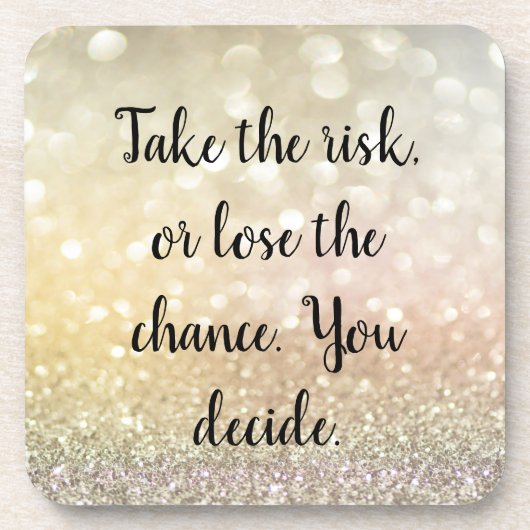 Cool, Phantastisch, Funkelnd und Quotes Getränkeuntersetzer (Vorderseite)