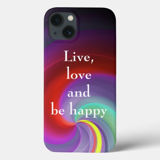 Cool, Phantastisch, Regenbogen mit einem Zitat Case-Mate iPhone Hülle (Rückseite)