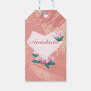 Cool, Phantastisch, rosa Herz mit dem Namen Geschenkanhänger