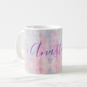 Cool, Phantastisch, rosa, wie Ihr Name lautet Kaffeetasse