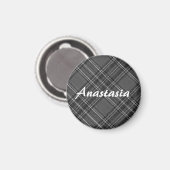 Cool, Phantastisch, schwarz und weiß Magnet (Vorderseite/Rückseite)