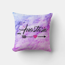 Cool, Phantastisch, Silbermarmor mit Ihrem Namen T Kissen