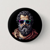 Cool Philosoph Button (Vorderseite)