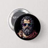 Cool Philosoph Button (Vorne & Hinten)
