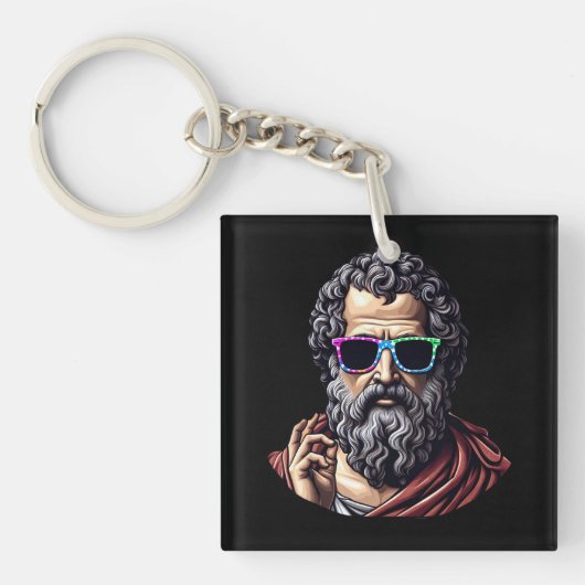Cool Philosoph Schlüsselanhänger (Vorderseite)
