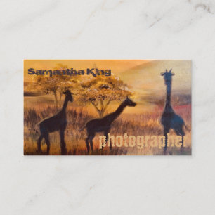 Cool Pic Sunset Fotografy Artist Visitenkarte