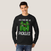 Cool Pickle For Men Women Pickle Food Cucumber T-Shirt (Vorne ganz)