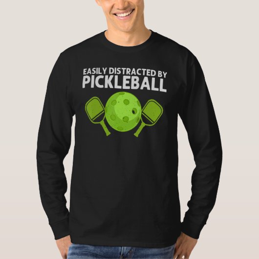 Cool Pickleball For Men Women Pickle Ball Paddle D T-Shirt (Vorderseite)