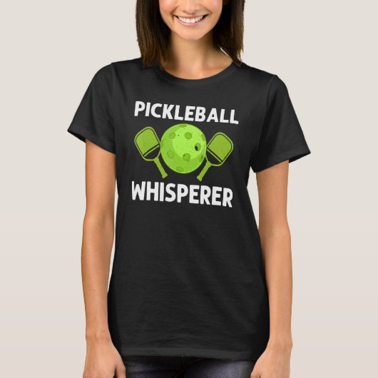 Cool Pickleball For Men Women Pickle Ball Paddle D T-Shirt (Vorderseite)