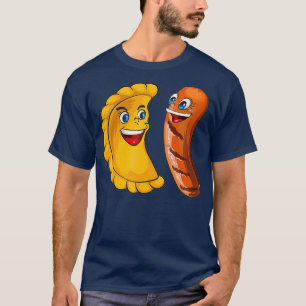 Cool Pierogi und Kielbasa Polnischer Lebensmittels T-Shirt