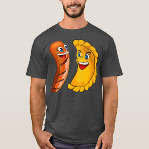Cool Pierogi und Kielbasa Polnischer Lebensmittels T-Shirt