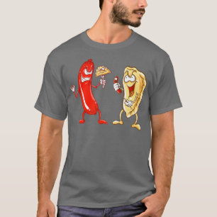 Cool Pierogi und Kielbasa Polnischer Lebensmittels T-Shirt