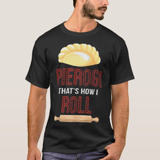 Cool Pierogi Wie ich lustige Dumpling-Lebensmittel T-Shirt (Vorderseite)