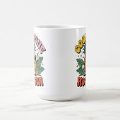 Cool Pine Hot Sun Retro Pineapple Summer Vibes Kaffeetasse (Mittel)