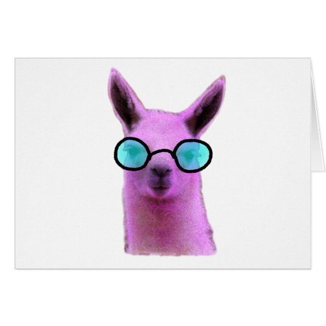 Cool Pink Llama! (Vorderseite (Horizontal))