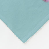 Cool Pink Llama! Fleecedecke (Ecke)