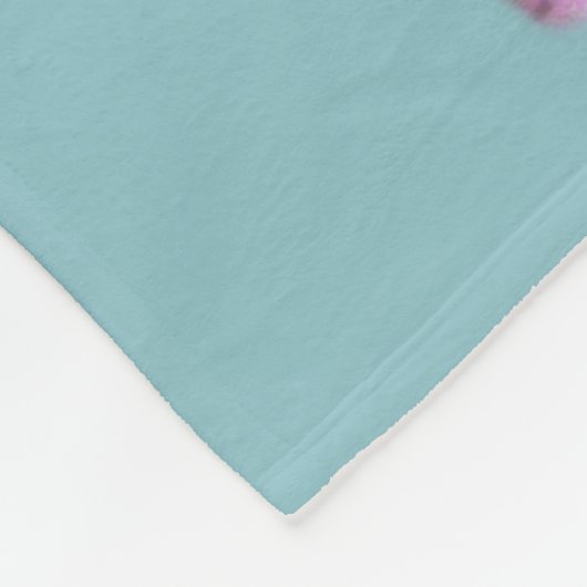 Cool Pink Llama! Fleecedecke (Ecke)