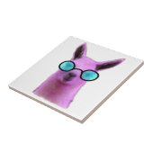 Cool Pink Llama! Fliese (Seite)