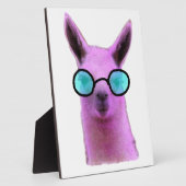 Cool Pink Llama! Fotoplatte (Seite)