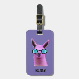 Cool Pink Llama! Gepäckmarke Gepäckanhänger