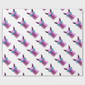 Cool Pink Llama! Geschenkpapier (Flach)
