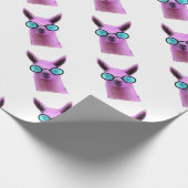 Cool Pink Llama! Geschenkpapier (Ecke)