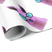 Cool Pink Llama! Geschenkpapier (Rolleneckpunkt)