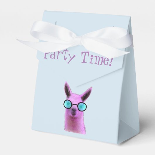 Cool Pink Llama! Geschenktüte Geschenkschachtel (Vorderseite)