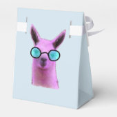 Cool Pink Llama! Geschenktüte Geschenkschachtel (Rückseite)