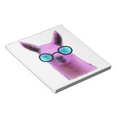 Cool Pink Llama! Notizblock (angewinkelt)