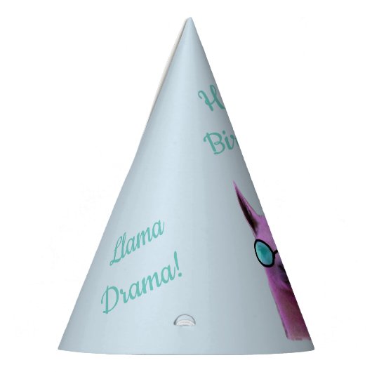 Cool Pink Llama! Partyhütchen (Links)