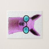 Cool Pink Llama! Puzzle (Horizontal)