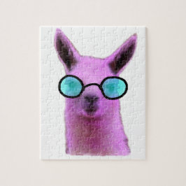 Cool Pink Llama! Puzzle