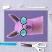 Cool Pink Llama! Seidenpapier (Handwerk)