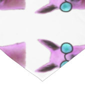 Cool Pink Llama! Tischdecke (Schrägansicht)