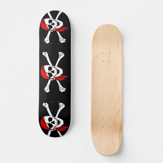 Cool Pirate Skateboard (Vorderseite)