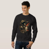Cool Pirate with Beard Sweatshirt (Vorne ganz)