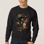 Cool Pirate with Beard Sweatshirt (Vorderseite)